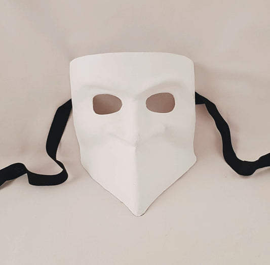 Bauta Mask, White or Neutral