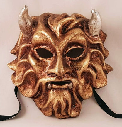 Krampus devil mask