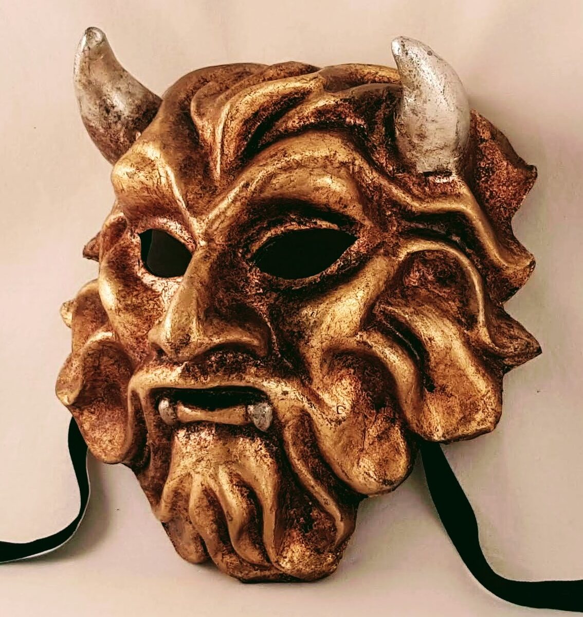 Máscara de diablo Krampus