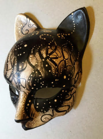 Maschera veneziana de gatto Ossira