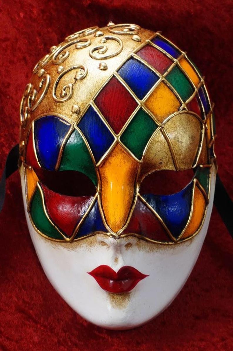 Máscara lista - Máscara de Carnaval Veneciana Completa de Eindhoven