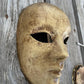 Máscara lista - Estilo veneciano Máscara de papel maché hecha a mano Carnaval Cara completa Oro Mujer Hombre