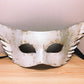 Angel Mask with wings, handmade in Italy in papier-mâché artisanal piece of art, handicraft Venetian masks