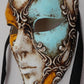 San Miguel Full Face Italian Venetian mask.Handmade with papier-mâché and resin. Old Italian technique.