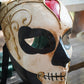 Death Day mask Italy American Halloween models Mask with flowers day of the dead mask Calavera mask
