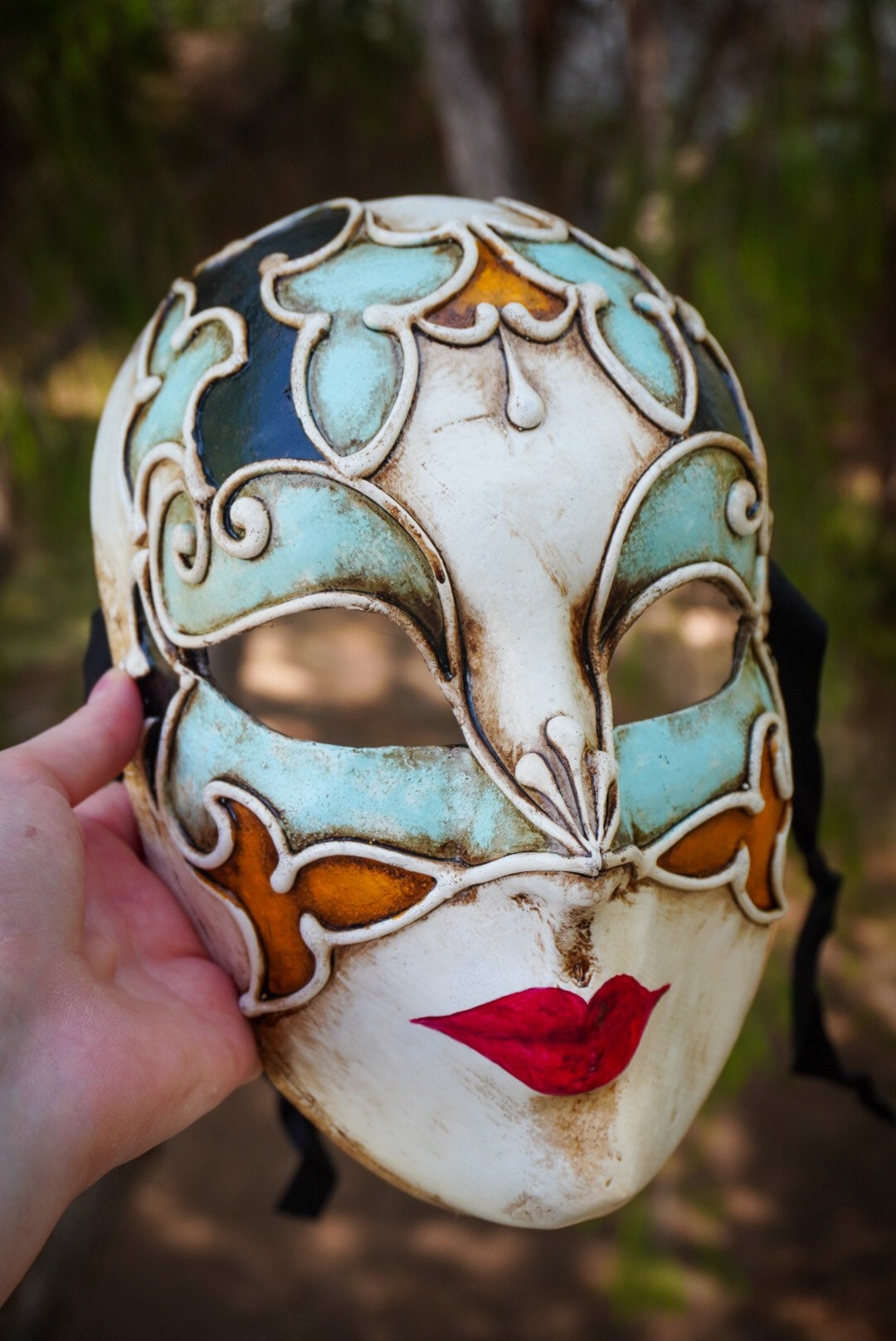 Dubai Full Face Italian Venetian maskHandmade Venetian art Ladies and gentlemenCostume carnival