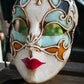 Máscara veneciana italiana de cara completa de DubaiArte veneciano hecho a mano Damas y caballerosDisfraz de carnaval