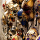 Máscara veneciana estilo italiano Dakar para mujeres y hombres para fiesta Halloween Mardi Grass Carnaval de Venecia Estilo Casanova Italia