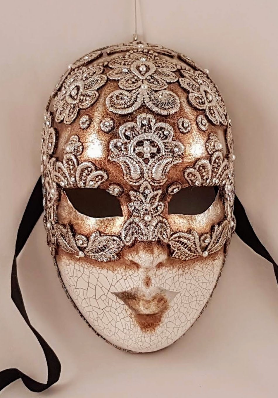 Eyes wide shut style venetian masks Unique piece