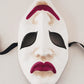 Mask ready - Happy Sad italian mask  Handmade with recycled paper and resin