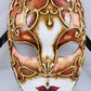 Dos Hermanas. Máscara veneciana italiana de cara completa Carnaval de Venecia de papel