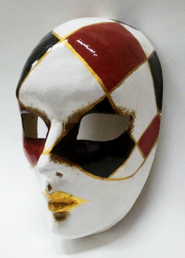 Denver Venetian Style Face Italian maskHandmade mask Colorful mask Venetian art
