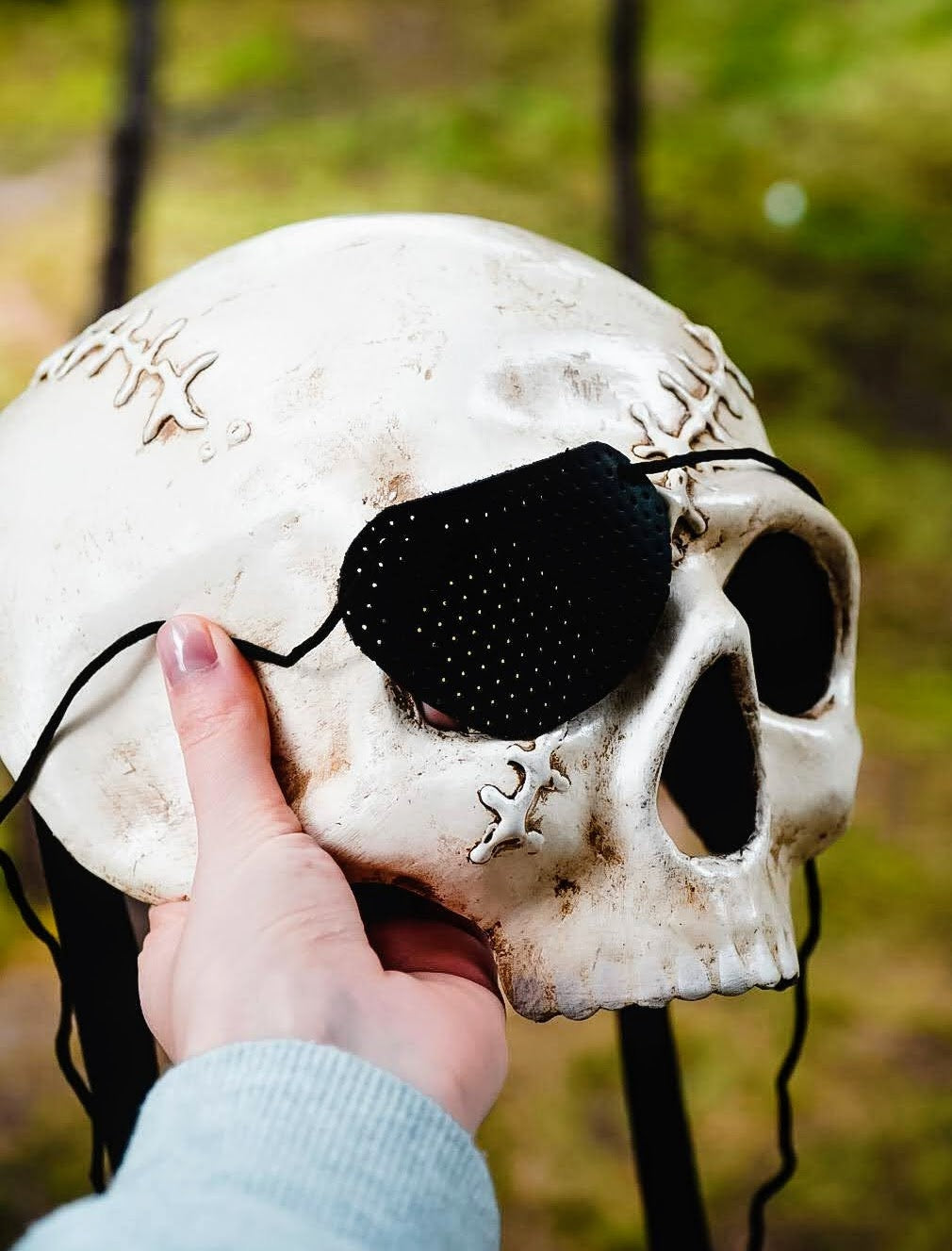 Mask ready - Pirate skull mask venetian style