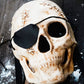 Pirate skull full face mask venetian style