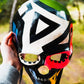 Máscara lista - Máscara de calavera de diseño moderno estilo veneciano
