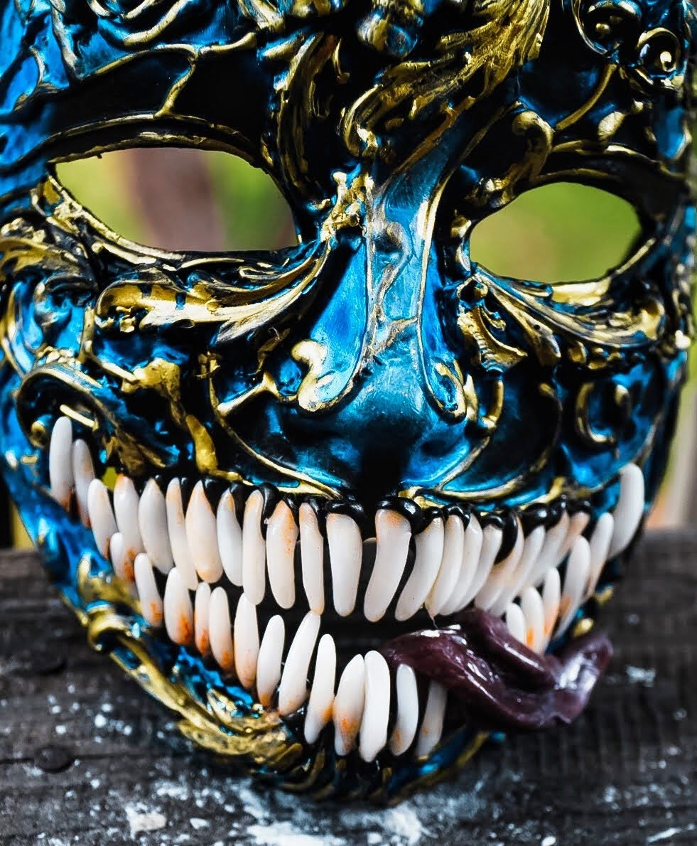 Edición limitada Drag Queen máscara de diablo estilo veneciano Disfraces de Halloween o temas de fiesta