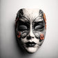 EDICIÓN LIMITADA Día de Los Muertos Máscara del Día de la Muerte Italia Modelos de Halloween americanos Máscara muerta Calavera Máscara veneciana Estilo