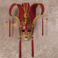 Auténtica máscara veneciana hecha a mano en Italia para Carnaval y baile de máscaras. marcel