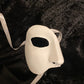 Se vende máscara original del Fantasma de la ópera. Pieza original veneciana hecha a mano. Tradicional para fiestas y Halloween Media cara Significado Fantasma