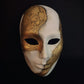 LIMITED EDITION Venetian Masks of Enchanted Mermaids Hand made Gold and white