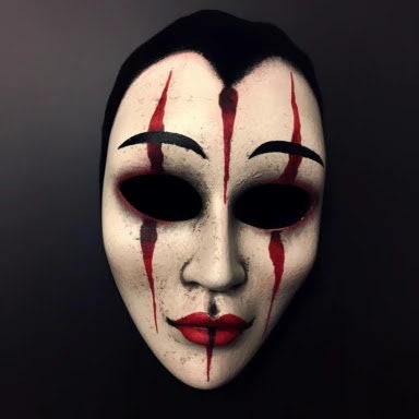 LIMITED EDITION. "Venetian Mask: Special Edition - Tears of Blood. Intriguing & Unique. handmade
