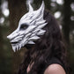 LIMITED EDITION. "Venetian sculpted wolf mask: A work of art to show off"