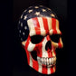 SPECIAL EDITION. American skull venetian mask. handmade. unique piece