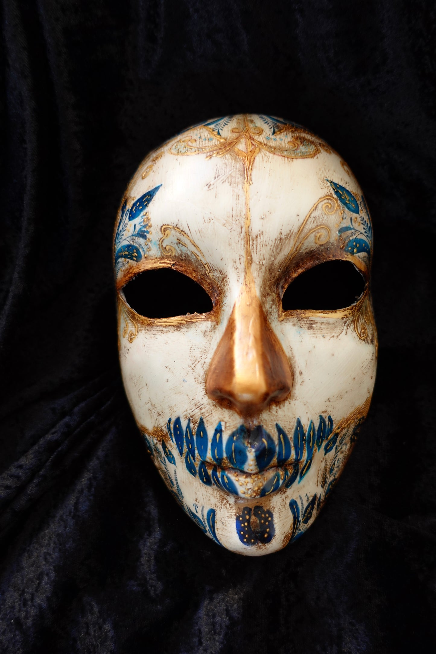 Maschera Día de los muertos dal modello originale del giorno della morte in Messico