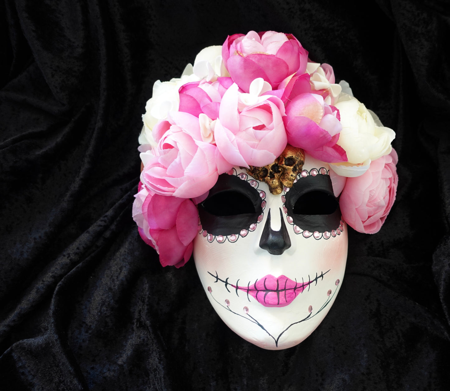 Maschera Caterina modello originale del giorno della morte in Messico