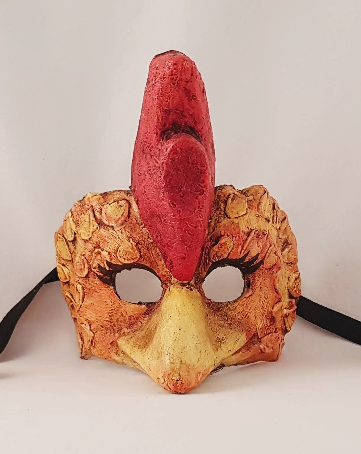 Máscara de gallo Leghorn