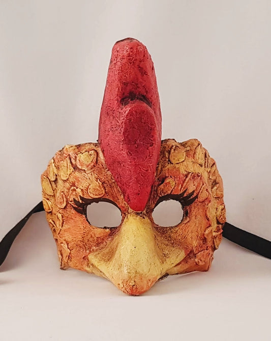 Leghorn rooster mask